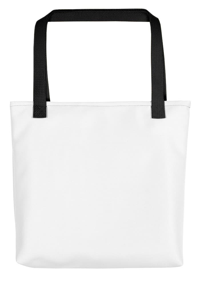 All-Over Print Tote Bag - Black 15″×15″